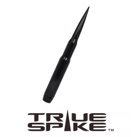 TRUE SPIKE BILLET 9" LONG FAT BULLET SPIKED ANTENNA BLACK FOR 04-20 NISSAN TITAN