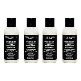 White Moss Conditioner Travel Bottles Set of 4 - These products are NOT made in Italy or by Acca Kappa.