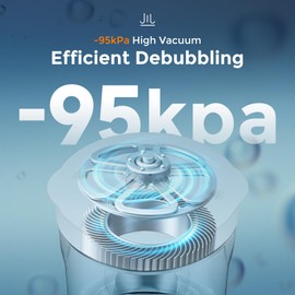 Bonvoisin Resin Bubble Remover 3L Capacity, 95kPa Resin Vacuum Chamber, Remove Bubbles Within 10 Mins, Resin Airless Machine Debubbler for for Epoxy Resin, UV Resin, Art Resin Mold Casting