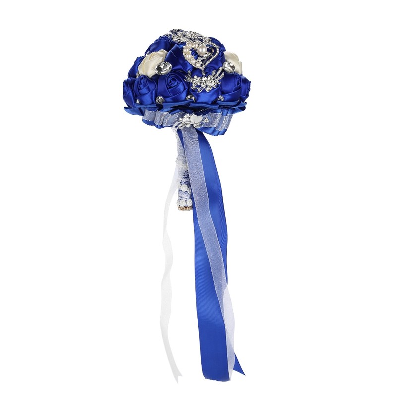 Crystal Bridal Bouquet Bridesmaid Artificial Flowers Wedding Hand Bouquet Wedding