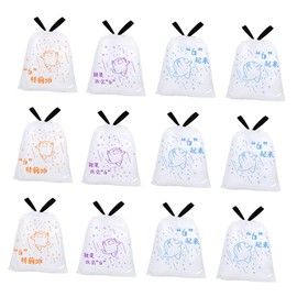 KOMBIUDA 69pcs Portable Garbage Bag Compost Holders Trash Can with Lid outside Trash Can Refuse Heavy Disposal Wrap Home Large Garbage Bags Sensor Wipes Clear Nappy New Imported