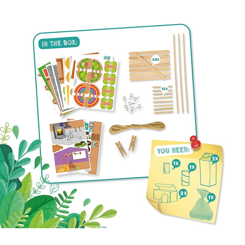 LENA 42836 Eco Upcycling My Pony Craft Set for Using
