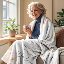 BDASWLY Grammy Gifts, Gifts for Grammy Blanket 60" x 50", Grammy Birthday Gifts, Grammy Gifts for Mothers Day, Grammy Gifts for Grandma, Grammy Gifts from Grandkids, Grammy Gift for Christmas