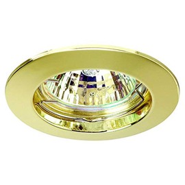 Lampenlux Sarto Recessed Spotlight Aluminium 12 V (Gold, Bulb Not Included)