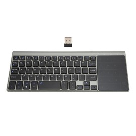 2.4G Wireless Keyboard Touchpad 2 in 1 Portable Wireless Keyboard with Sensitive Touchpad for IOS for Windows for Android
