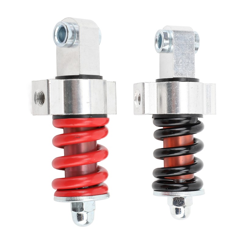 2PCS 112mm Rear Shock Absorber Aluminum Alloy Red Black for