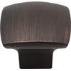 Jeffrey Alexander 431SN Sonoma 1-3/16 Square Knob - Satin Nickel