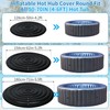 awagas Inflatable Hot Tub Cover with Handle 4.2-6 FT Hot