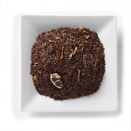 Mahamosa Rooibos Herbal Tea and Tea Infuser Set: 4 oz Orange Marzipan Rooibos (Red Bush) Tea, 1 Stainless Steel Tea Ball Infuser (Bundle- 2 items)(Tea ingredients: Rooibos tea, carrots shreds, orange slices, flavoring)