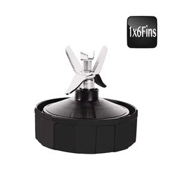 6 Fins Replacement Blade Parts for Nutri Ninja Blender, Bottom Base Extractor Blades for Nutri Ninja 16 oz BL660 BL663 BL663CO BL665Q BL770 BL740 BL771 BL772 BL773 BL780