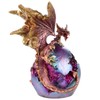Puckator DRG503 Dark Legends LED Geode Fire Dragon Egg