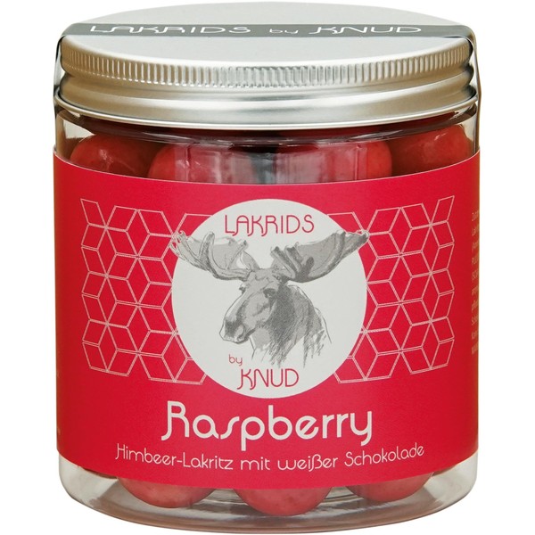 Lakrids Knud Liquorice with Raspberry (150 g Tub)
