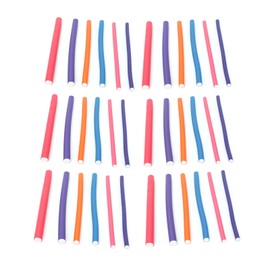 36Pcs Flexible Hair Curling Rods No Heat Soft Bendy Hair Wavy Rollers Hair Style Tools