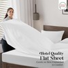 Rohi White Super King Flat Sheet Microfibre – Ultra-Soft, Durable,