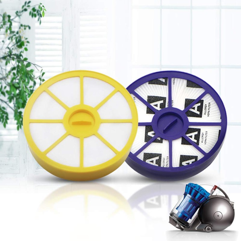 Front & Back HEPA Filter Kit for Dyson DC05 DC08