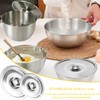 3Pcs Stainless Steel Pot Cover 7.9Inch Pan Lid Universal Lid