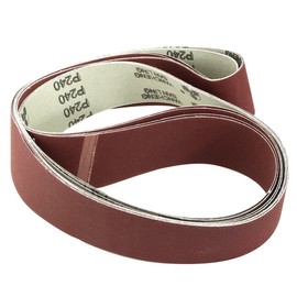 Sourcingmap 2-Inch x 72-Inch Aluminum Oxide Sanding Belt 240 Grits Sandpaper Lapped Joint for Belt Sander 4pcs