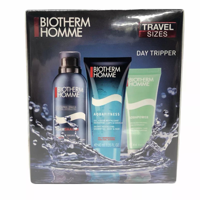 Biotherm Homme Travel Size Day Tripper (3Pc | 20mL/40mL/50mL) NEW