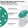 ALPXUXP Sanding Discs 150 mm Velcro 400 Grit Sandpaper 15-Hole