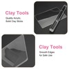 Jinsion Clay Rolling Pin and Mat, Acrylic Clay Rollers with