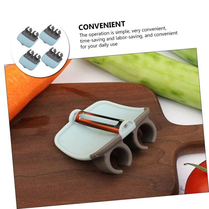 iplusmile 4Pcs Professional Multi Functional Potato Peeler Handheld Peeler for