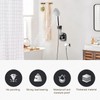 ORARTMM Shower Head Holder with Suction Cup, 360° Rotatable, Double