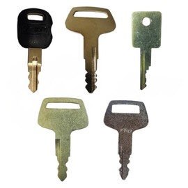 5 Master Heavy Equipment Keys Fits Caterpillar Replaces 5P-8500