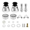 2PCS Universal Pressure Cooker Relief Jigger Valve with Exhaust Rod,