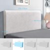 TAOCOCO Bed Headboard Covers, King Size Headboard Covers,Velvet All-inclusive Elastic