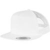 Flexfit Classic Mesh Cap 5-Panel Snapback Cap, wht, Free Size