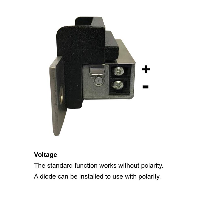 Visionis FPC-5393 VIS-EL103-FSE 770lbs Electric Door Strike Lock for Wood