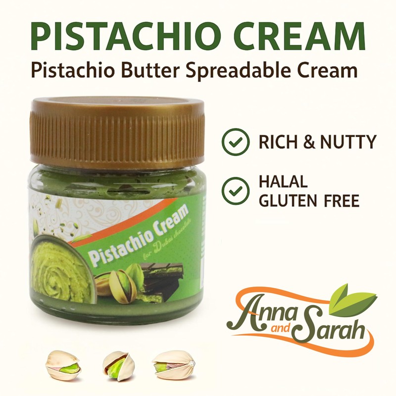 Pistachio Butter Spreadable Cream with Kataifi (Kadayif) Set 7.75 oz