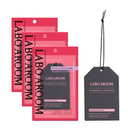 LABO AROOM フレグランスペーパー ブラックベリー＆パチョリ３枚セット