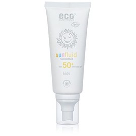 eco cosmetics Kids Sunspray SPF50+, Waterproof, Vegan, No Microplastics, Natural Cosmetics for Face and Body, 1 x 100 ml