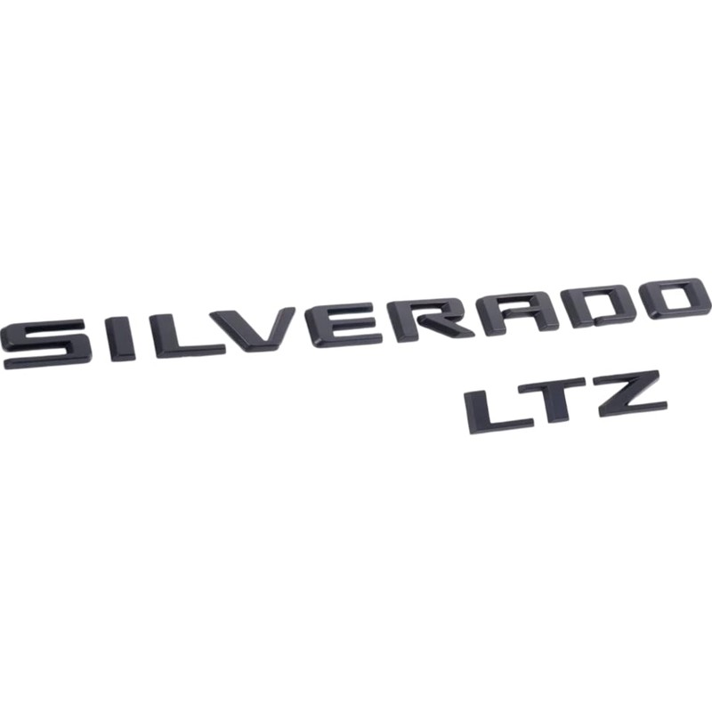 4pack for Silverado Plus LTZ Emblems 2019-2025 3D Letters Badges