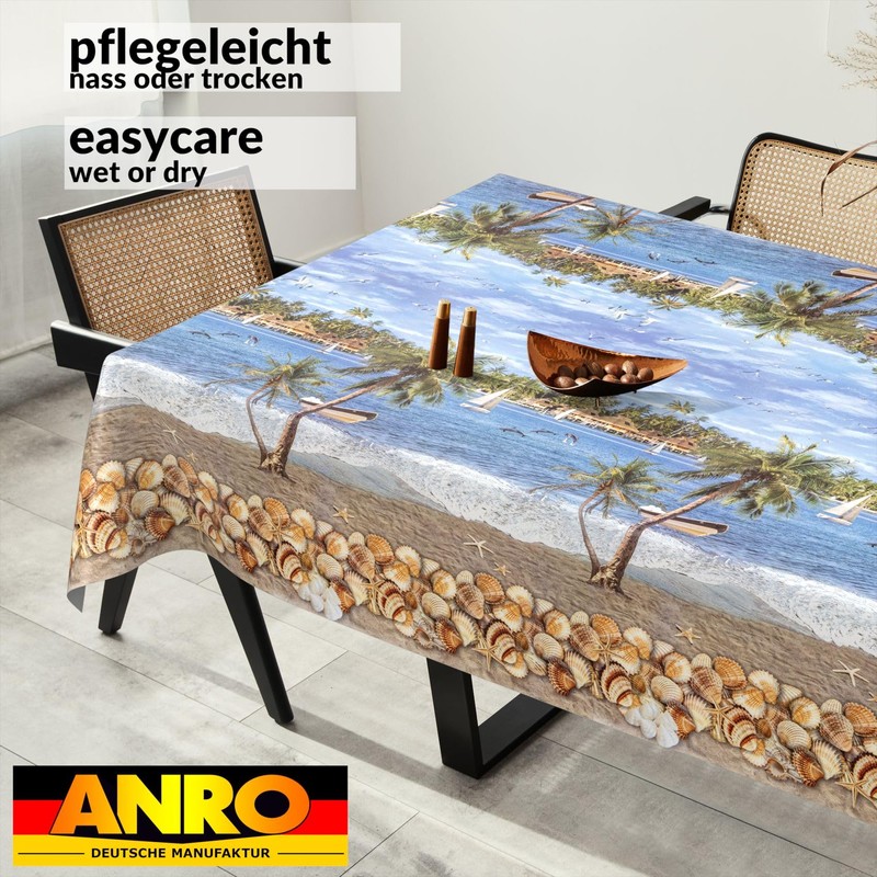 Oilcloth Tablecloth, Washable, Oilcloth, Garden Tablecloth, Outdoor, Indoor, 100 x