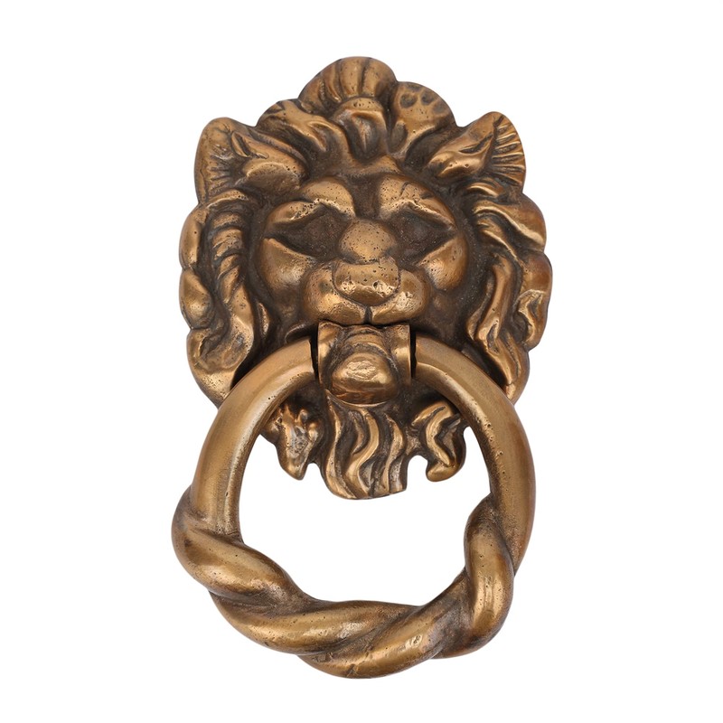 SKANDH Bronze Lion Head Door Knocker