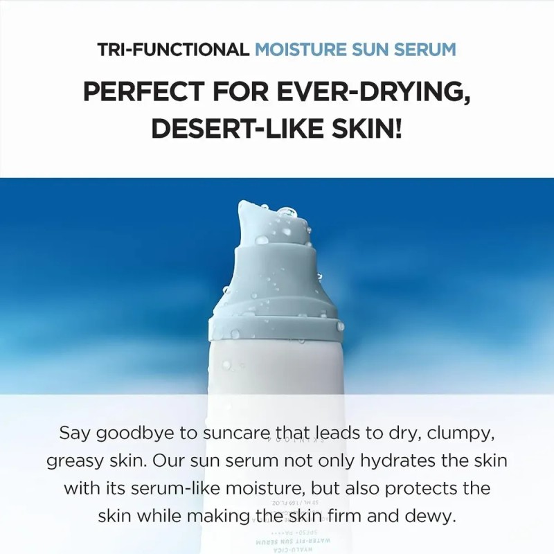 Centella Hyalu Cica Sun Serum Skin1004 50ml Hidratación