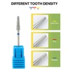 3pcs Nail Drill Bits Professional Russian Style Front Replaceable Grinding