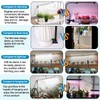 JCBritw Standing LED Grow Light，Adjustable T12 Bar Plant Light, White