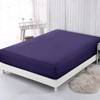 AL NOOR HOME Premium Navy Blue Fitted Sheet - 100%