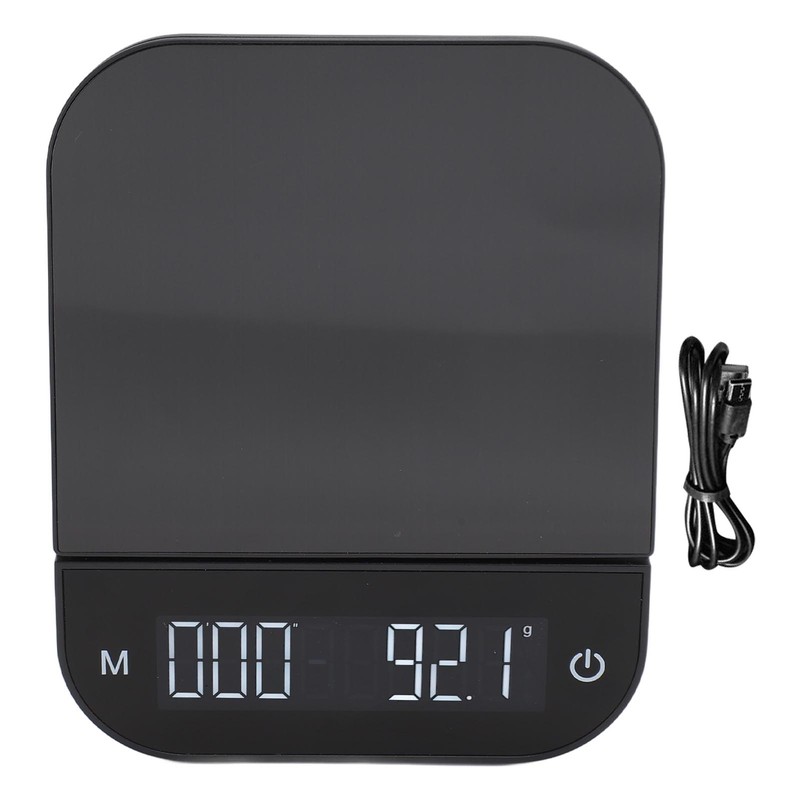 5kg/0.1g Coffee Scale 1200mAh Rechargeable Digital Coffee Scale 11lb Portable