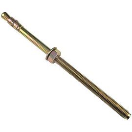 AERZETIX - C46660 - Solder with 10 anchor screws for driven in Ø8x160mm - anchor bolt for concrete/brick/stone - expansion bolts - made of brass-coated steel