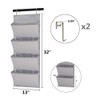 Eamay Wall Mount/Over Door File Hanging Storage Organizer - 4