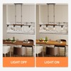 VONLUCE Dining Room Light Fixture Over Table, 4-Light Kitchen Island
