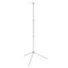 Logos 71905009 Portable Lantern Pole, Silver, Approx. Width 17.7 x