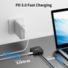 ANYOYO 6-IN-1 USB Hub Type-C 100W PD Fast Charging 4K30Hz