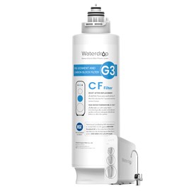 Waterdrop WD-G3-N1CF Filter, 6-Month Lifetime, Replacement for WD-G3-W Reverse Osmosis System