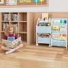 SUOERNUO Kids Bookshelf and Toy Storage Toddler Bookshelf Baby Bookcase
