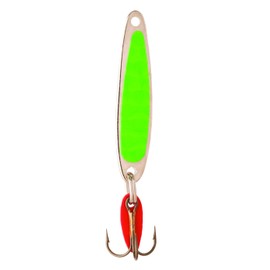 Bay De Noc 6CH 2-1/4-Inch Swedish Pimple Jig, 1/2-Ounce, Chartreuse PZ